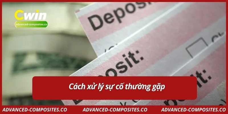 Cách xử lý sự cố thường gặp